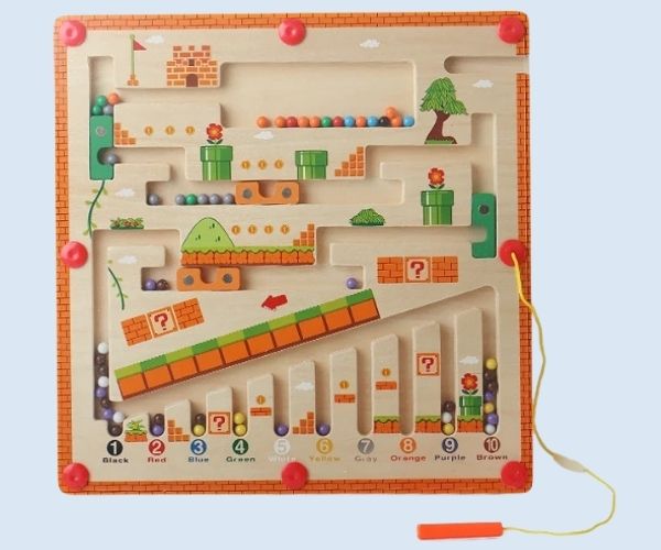 Rutas Inteligentes™ Laberinto Magnético Montessori Para Pensar Jugando.