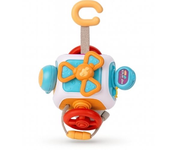 MiniExplora™- Cubo sensorial Montessori 10 en 1 para motricidad fina y juego tranquilo.