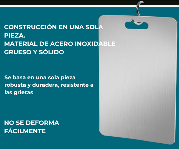 TitaniumMaster™ Tabla Premium de Acero.