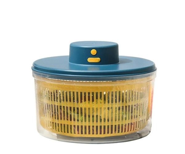 SpinFresh™ – Secador Eléctrico de Ensaladas Recargable para Frutas y Verduras.