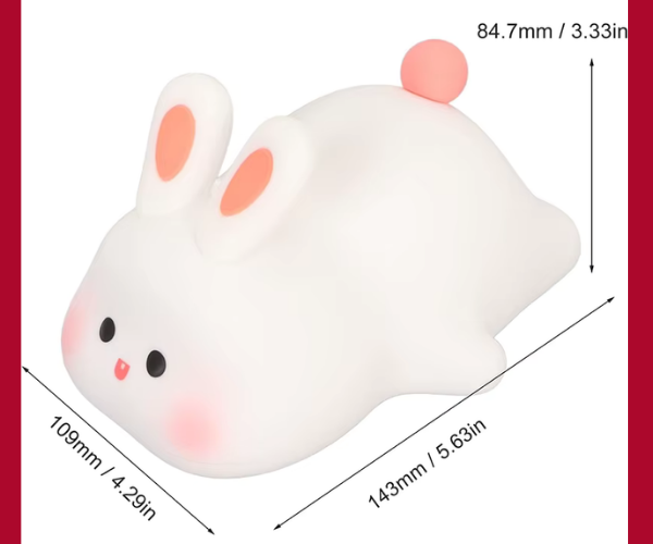 LumiBunny™ – Luz de noche con forma de conejito.