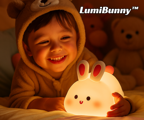 LumiBunny™ – Luz de noche con forma de conejito.