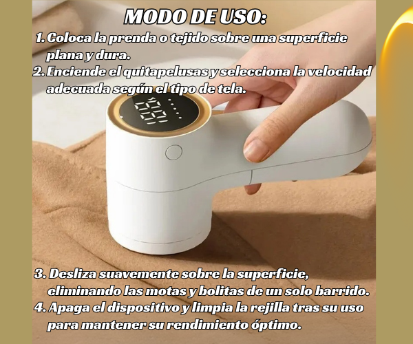 Quitapelusas Portátil coldSky™