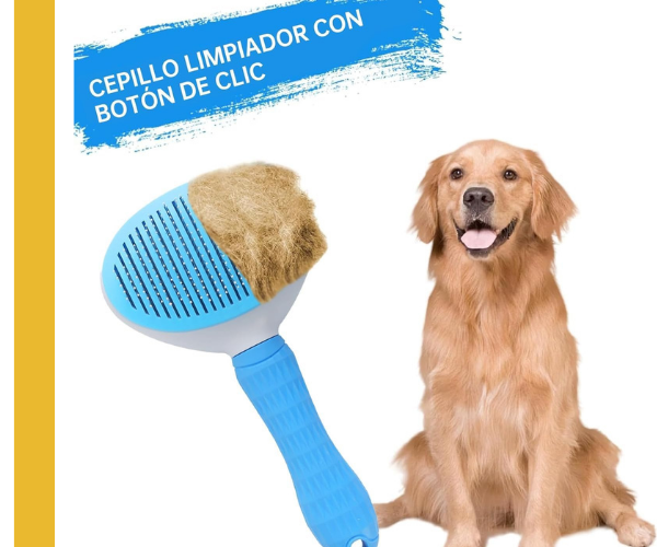 PeinaFácil™ - Cepillo Autolimpiante para Mascotas