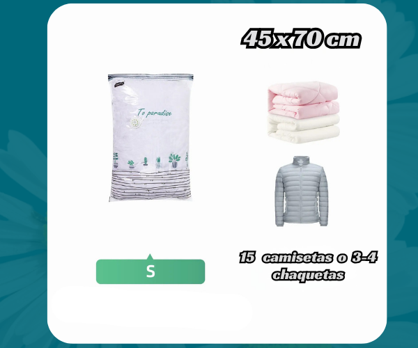TAILI™ Bolsas al Vacío Herméticas & Reutilizables.