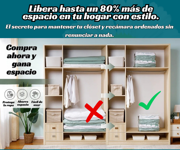 TAILI™ Bolsas al Vacío Herméticas & Reutilizables.