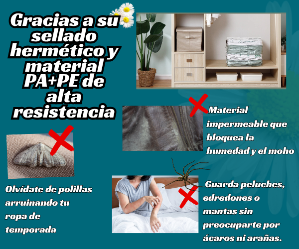 TAILI™ Bolsas al Vacío Herméticas & Reutilizables.
