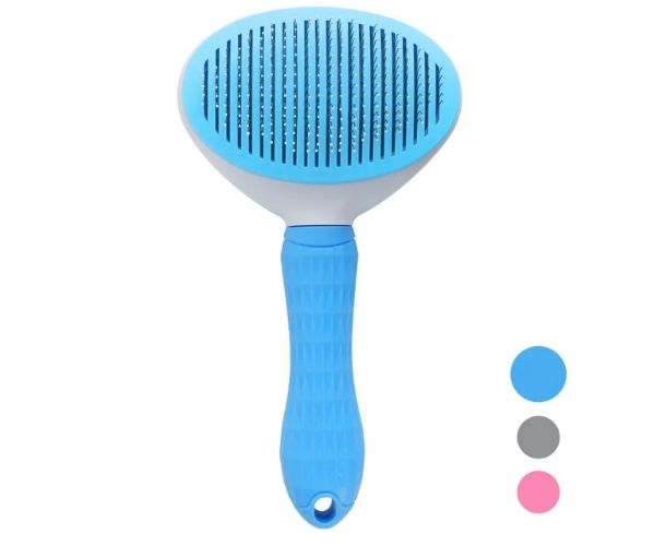 PeinaFácil™ – Cepillo Autolimpiante para Perros y Gatos / Eliminador de Pelo y Subpelo.