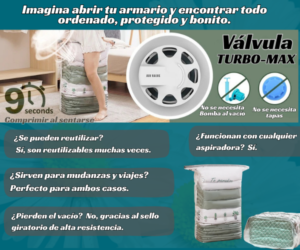 TAILI™ Bolsas al Vacío Herméticas & Reutilizables.