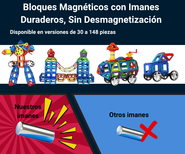 MagniBlocks™ - Set de bloques magnéticos.