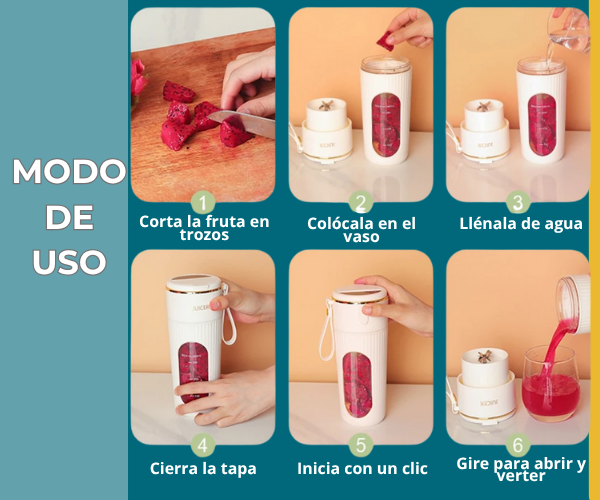 NutriOne™ - Tu exprimidor portátil inteligente.