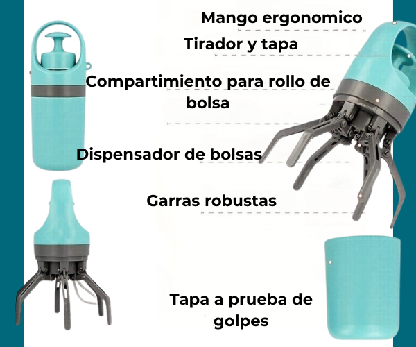 PooClean™ – Recogedor portátil de excrementos para mascotas.