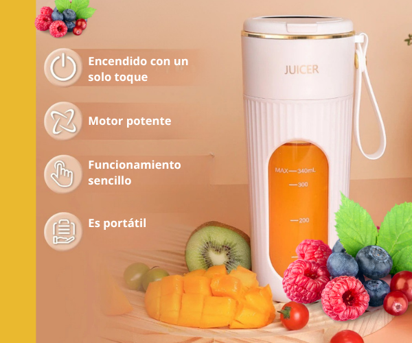 NutriOne™ - Tu exprimidor portátil inteligente.