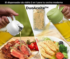 Dispensador de vidrio 2 en 1. DuoAceite™