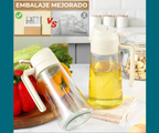 Dispensador de vidrio 2 en 1. DuoAceite™