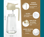 Dispensador de vidrio 2 en 1. DuoAceite™
