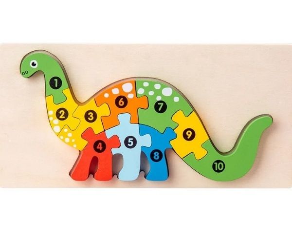 CuentaYEncaja™ – Rompecabezas 3D de madera con números