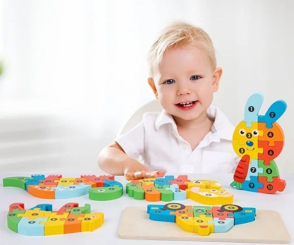 CuentaYEncaja™ – Rompecabezas 3D de madera con números