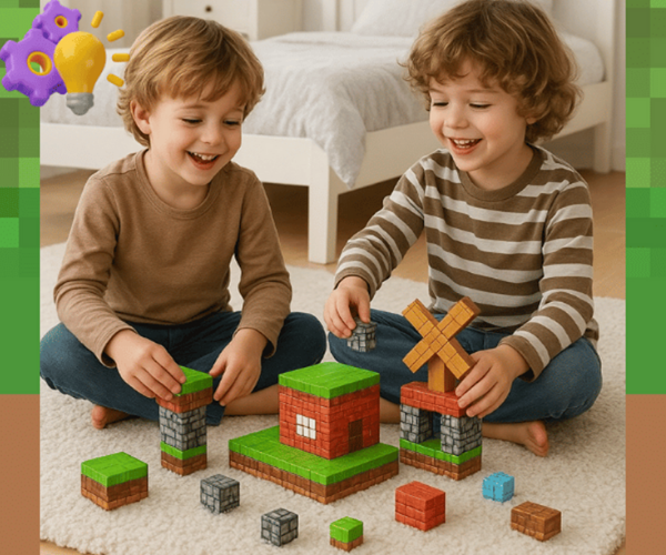 Minebloques™ - Bloques magnéticos sensoriales Montessori.