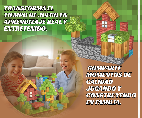 Minebloques™ - Bloques magnéticos sensoriales Montessori.