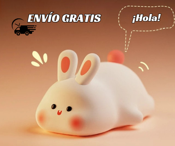 LumiBunny™ – Luz de noche con forma de conejito.