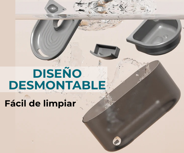 AquaPet Pro™ - Bebedero automático para mascotas 4,5 L. Recargable por USB y silencioso