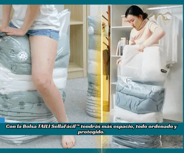 TAILI™ Bolsas al Vacío Herméticas & Reutilizables.