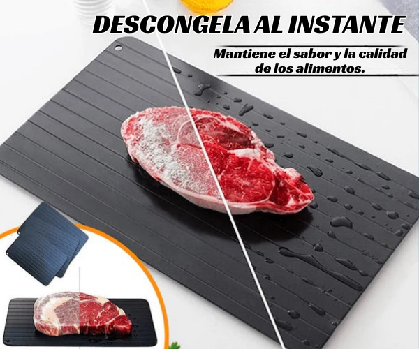FrostAway™ – Bandeja de Descongelación Rápida para Alimentos.