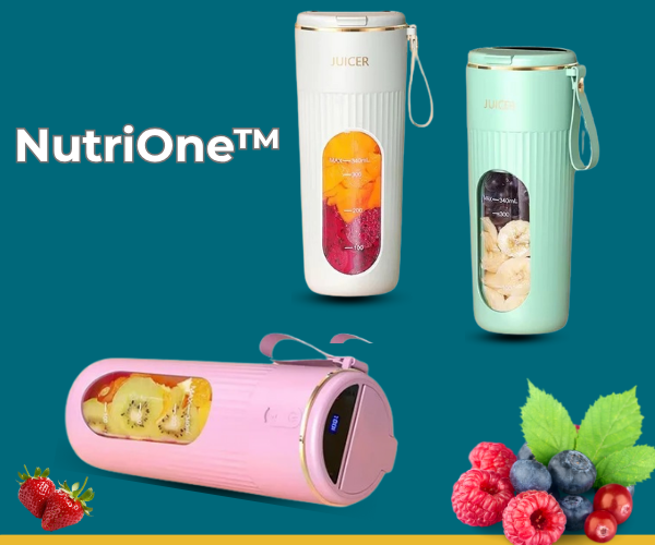 NutriOne™ - Tu exprimidor portátil inteligente.