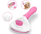 PeinaFácil™ – Cepillo Autolimpiante para Perros y Gatos / Eliminador de Pelo y Subpelo.
