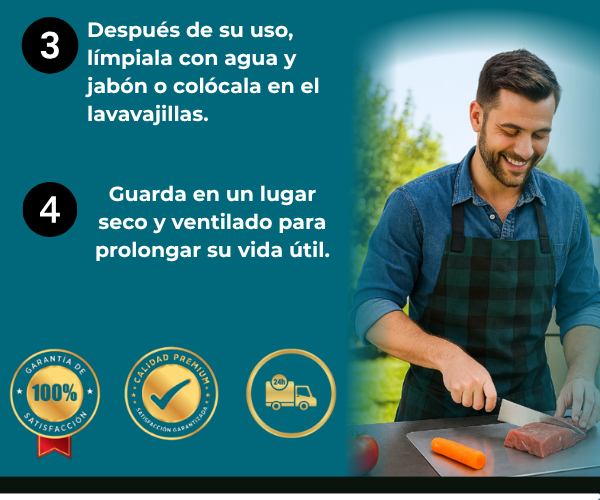 TitaniumMaster™ Tabla Premium de Acero.