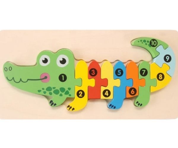 CuentaYEncaja™ – Rompecabezas 3D de madera con números