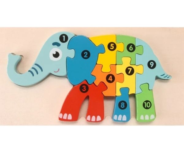 CuentaYEncaja™ – Rompecabezas 3D de madera con números