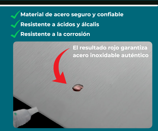 TitaniumMaster™ Tabla Premium de Acero.