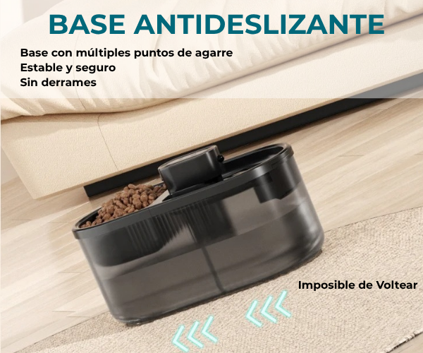 AquaPet Pro™ - Bebedero automático para mascotas 4,5 L. Recargable por USB y silencioso