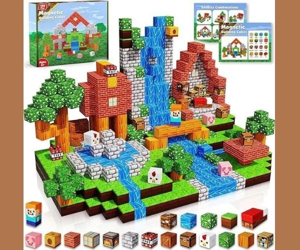 Minebloques™ - 100 bloques magnéticos Montessori.