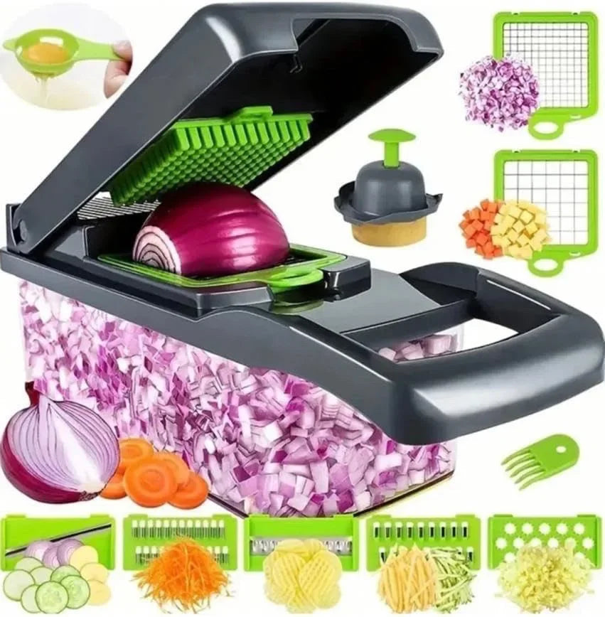 KitchenPro™ - Cortador Profesional de Verduras 14 en 1.